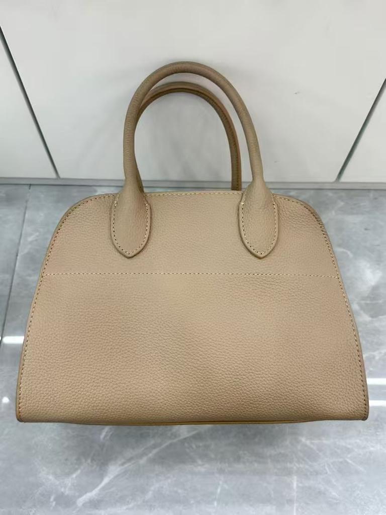 THE * ROW star with the same Margaux 15 inch handbag old money wind tote bag leather big bag suede bag