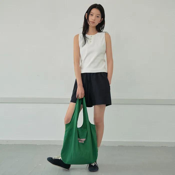 Weekdays Color Nylon Shoulder Bag_GREEN(WB6AC05)
