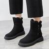 Winter New Women's Shoes Cold resistant Warm Thick Simple Comfortable Anti slip Wear resistant Women's Cotton Shoes