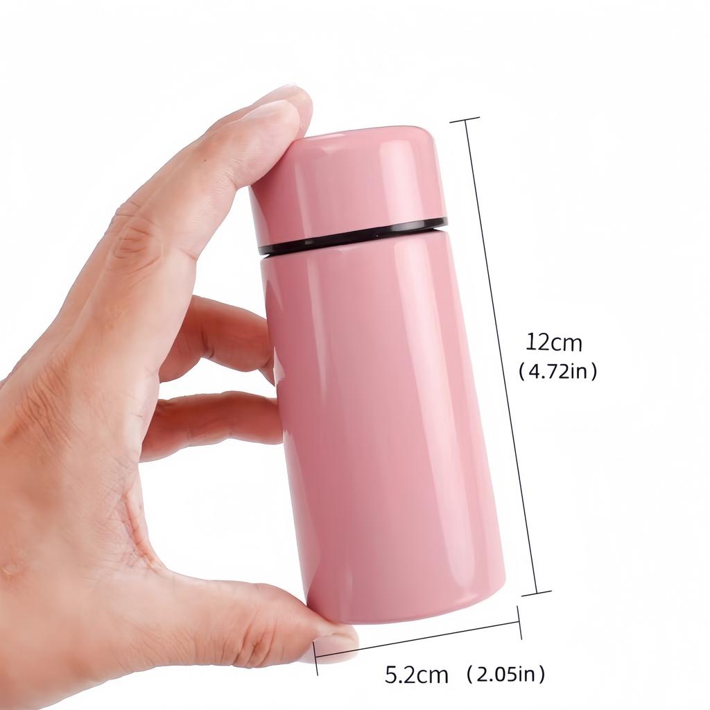160ml Portable Mini Pocket Cup 304 Stainless Steel Thermo Water Bottle Thermos Coffee Bottle Vacuum Flasks Keep Cold and Hot