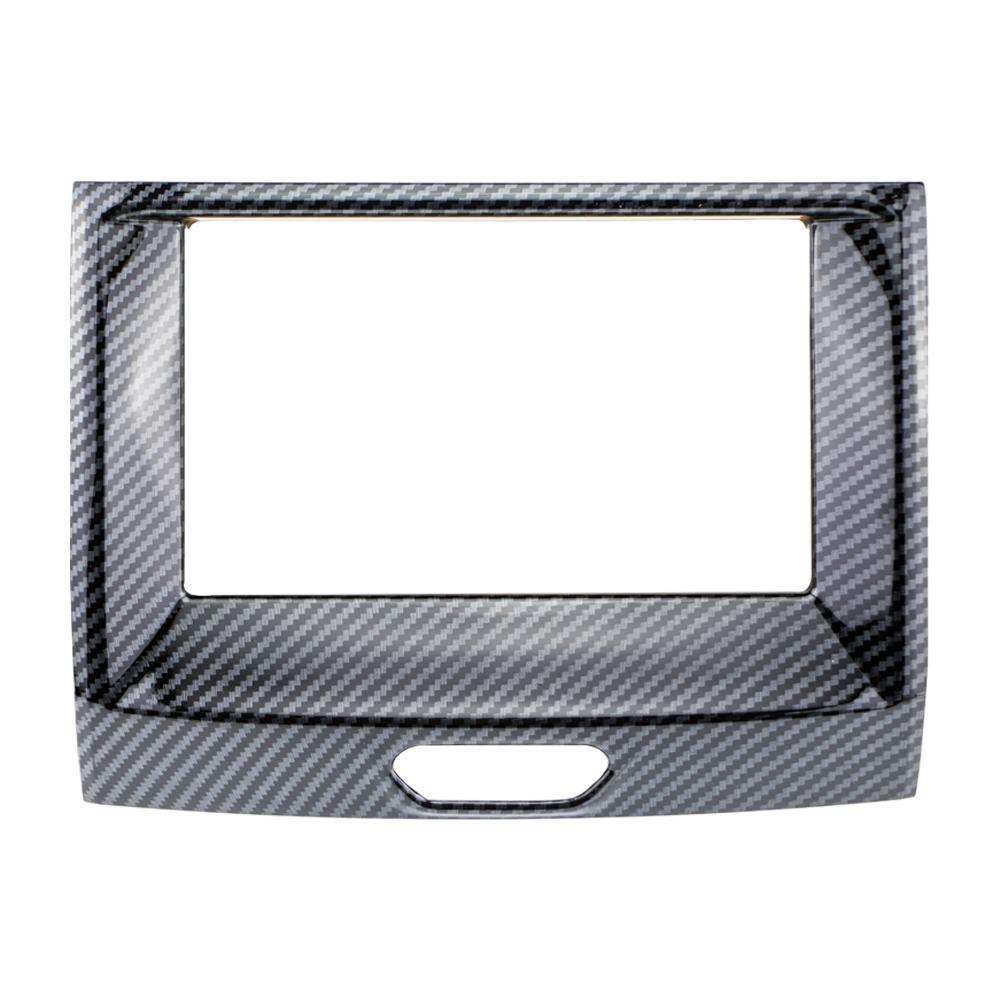 

Imitation Carbon Fiber Car Center Navigation Panel Frame Cover for Ford Ranger Everest Endeavour 2015-2020 Accessory чёрный