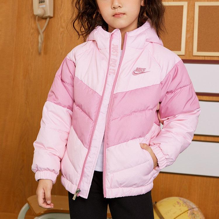 (GS) Nike Sportswear Synthetic Fill Hooded Jacket 'Pink' Kids' NY2232145GS-003