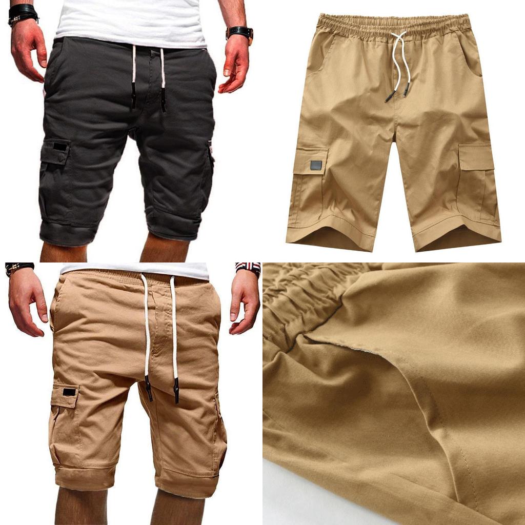 Comfortable Men's Cargo Shorts Summer Casual Jogger Sport Army Combat Trousers