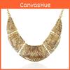 Retro Court Style Alloy Choker Necklace With Snake Chain For Vintage Accessories Lovers