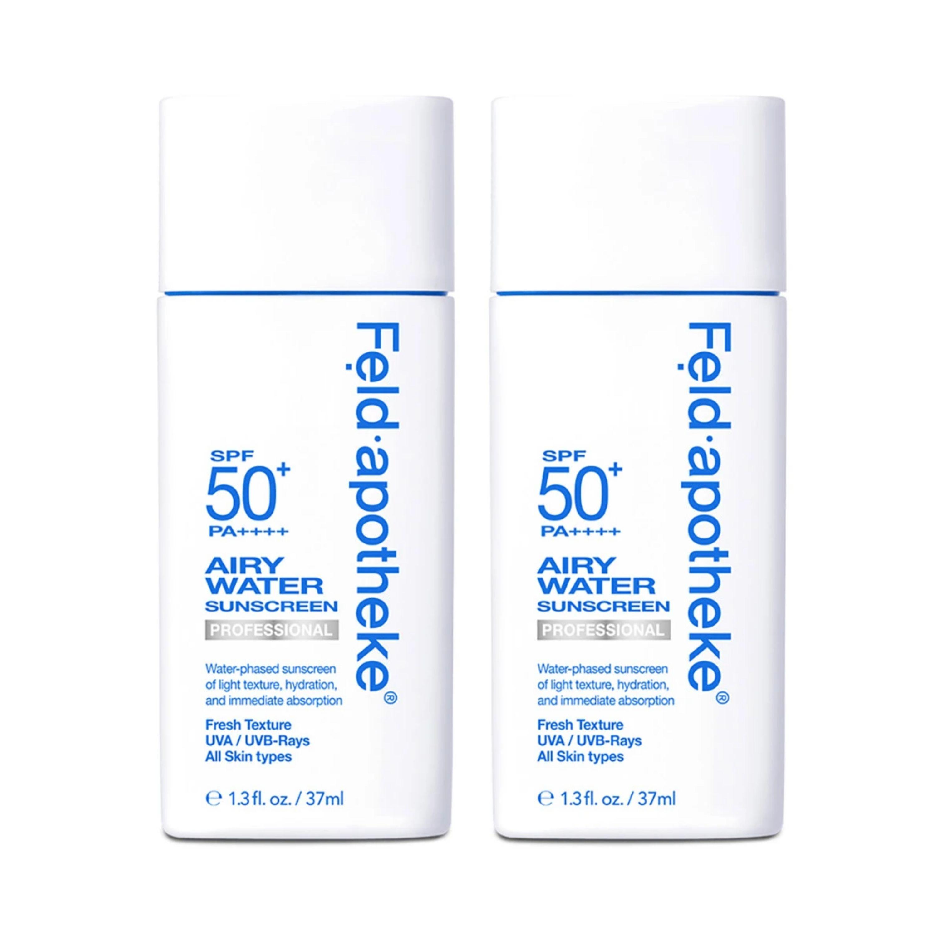 Feld Apotheke Airy Water Sunscreen SPF50+ PA++++ 37ml x 2