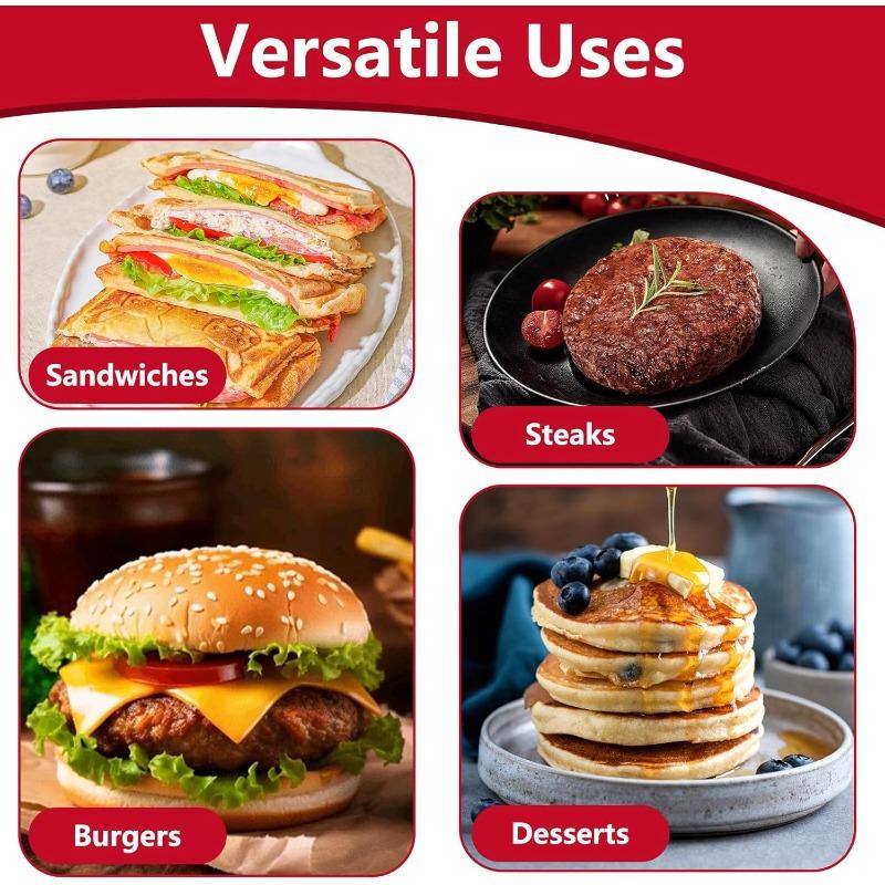 Stainless Steel Omelette Ring Used for Grills and Frying Pans Oil Brushes Pancakes and Egg Shakers with Silicone Handles