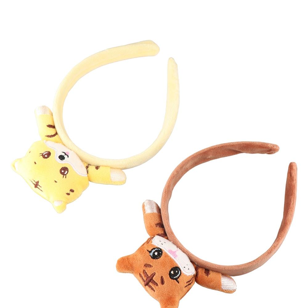 Washing Face Plush Hair Rope Cartoon Tiger Hair Bands Tiger Headbands Tiger Hair Ropes Korean Style