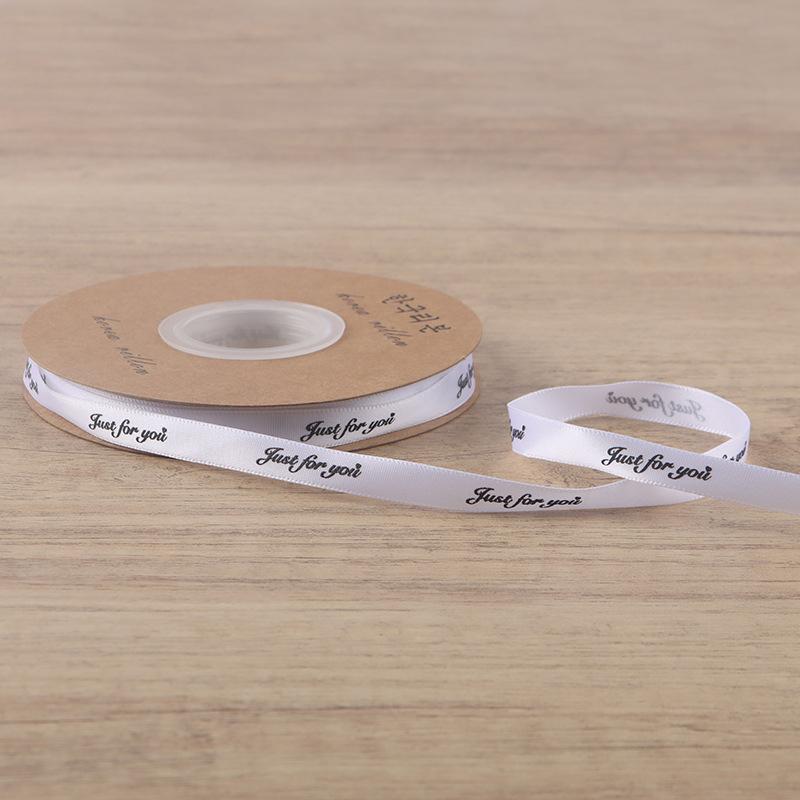 

1Cm Ribbon 40 Yards/Roll Flower Packaging Material Floral Ribbon Cake Packaging Ribbon белый