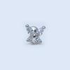 Unisex Fairy Zircon Studs: Ear, Nose, Tongue & Lip Piercing Jewelry