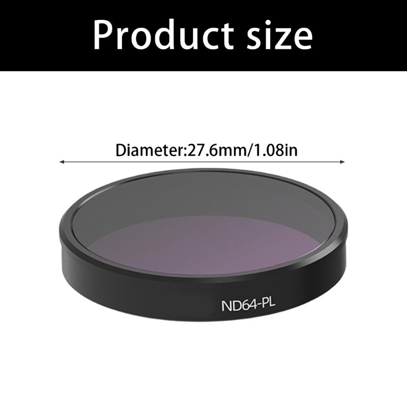 Professional Neutral Density Filter Set Adjustable Light Control for Action Cameras Enhances Images Quality