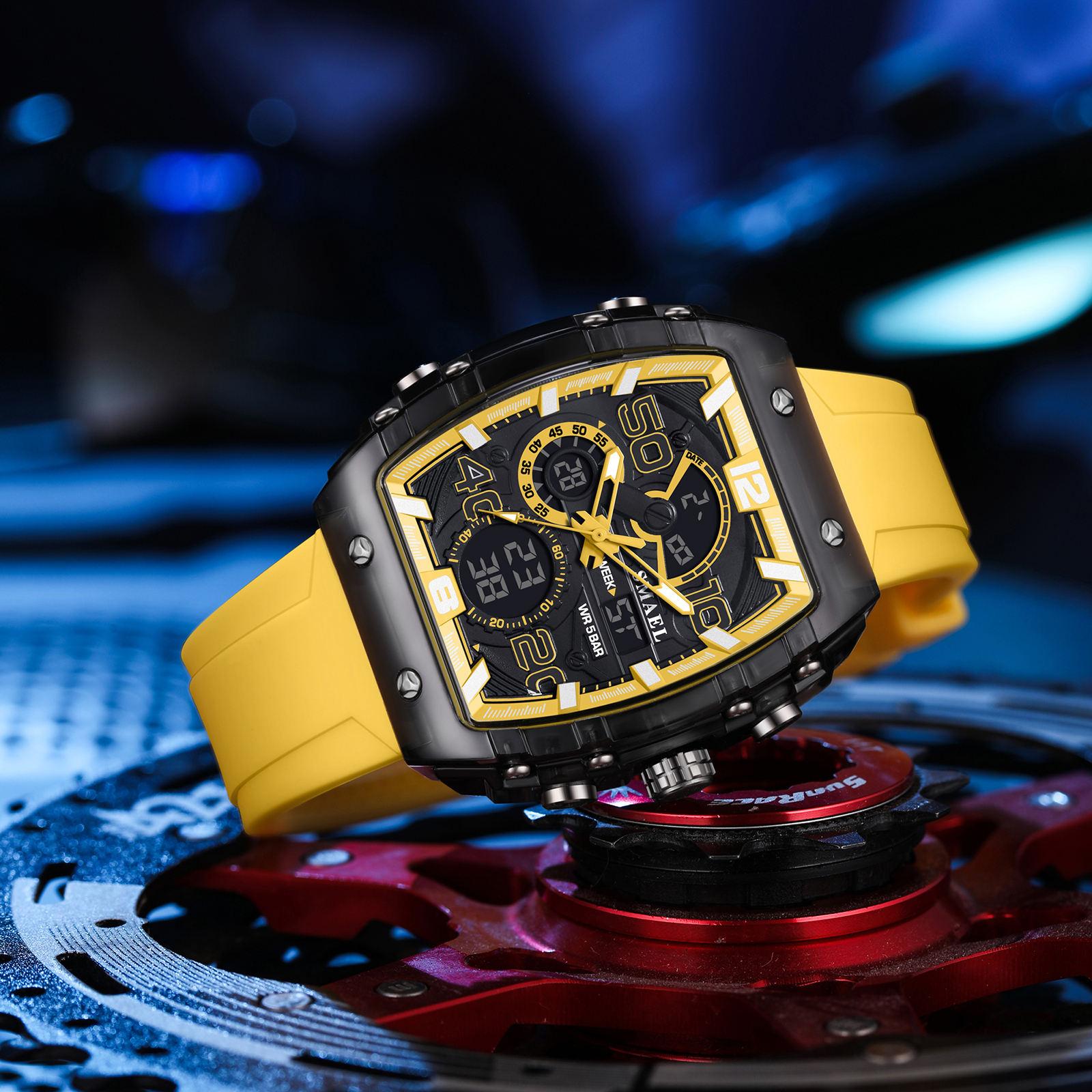 New Men s Digital Watches 8109 Waterproof Sports Wrist Quartz Watch