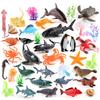 Vibrant Pvc Miniature Ocean Life Figurines Dolphin Seahorse Octopus And Lobster