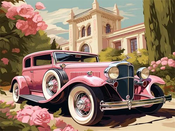 5D Diamond Painting New Arrivals Car Rose Home Decor Embroidery Mosaic Flower Landscape Wall Art