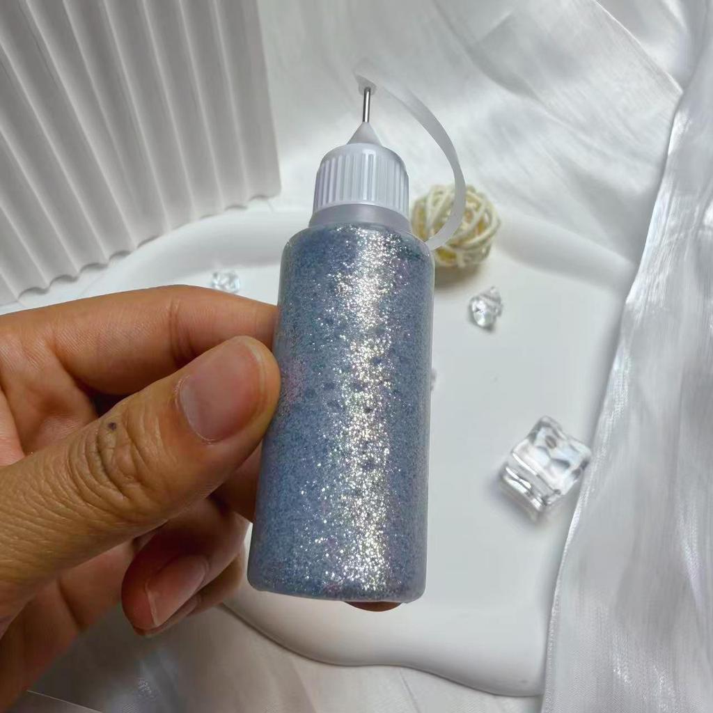 Watercolor Outline Glitter DIY Face Painting Decoration Gold Glitter Glue Stage Performance Holiday Shiny Makeup