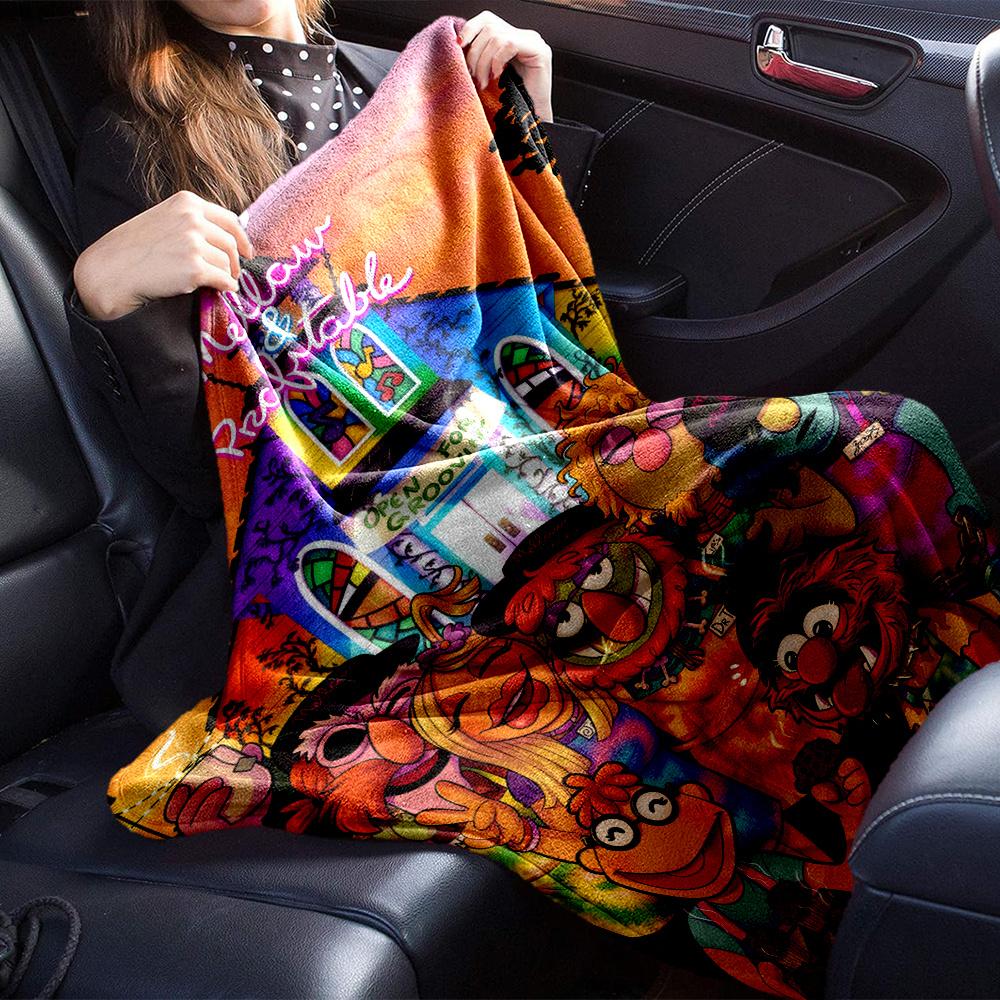 Muppets Blanket, High quality Comfortable for All Seasons, Home Decor, Warmth and Comfort