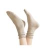 Female Autumn Style Pure Cotton Fungus Border Deodorizing Antibacterial Boneless Tube Stack Socks