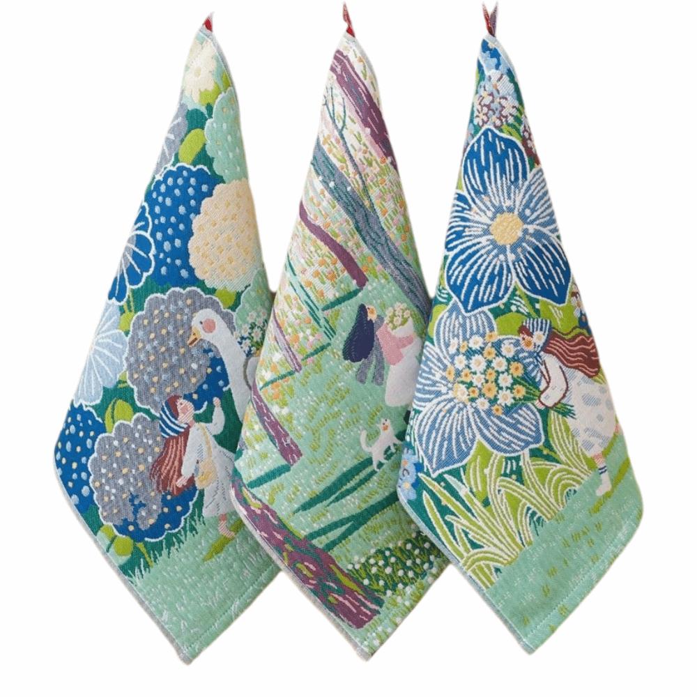 4 Layer Cotton Gauze Large Hand Towel 34x40cm Tea Towel High Quality Kitchen Towel Home Restaurant