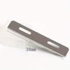 10Pcs Stainless Steel Replacement Blades for DIY Leather Craft Skiver Safety Strander Lace Maker Tool