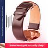 Thin Leather Strap 12 14 15mm 16mm 18mm 19mm 20mm 22mm For Tissot Longines Casio Watch Band Men Women Brown Blue White Bracelet