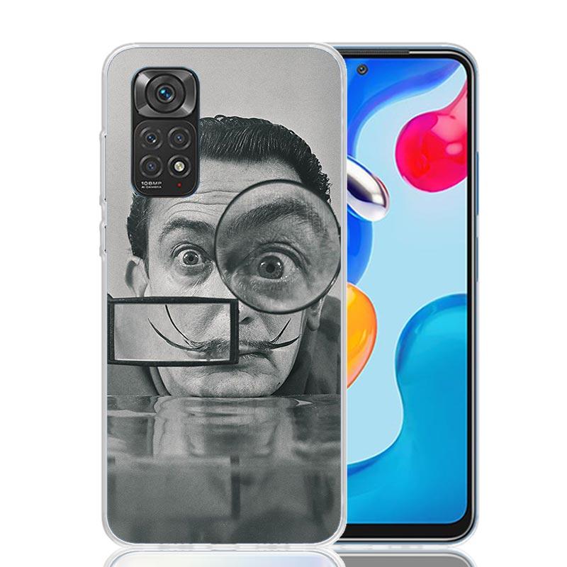 Salvador Dali Art Phone Case For Xiaomi Redmi Note 13 14 15 Pro Plus 12S 12 14S 11S 11E 10 10S 11 11T 5G 4G Cover Coque Redmi No