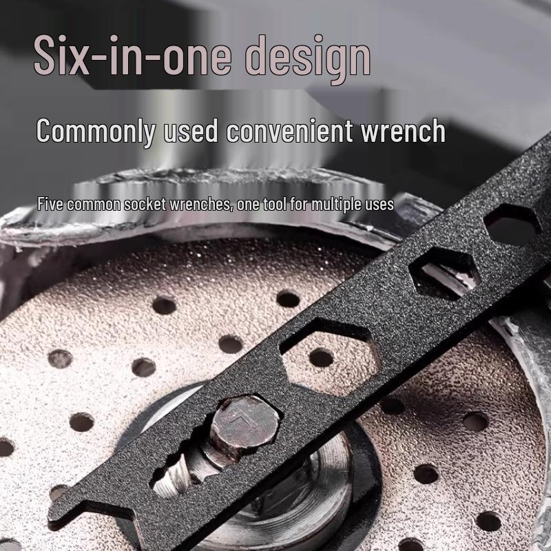 Adjustable Four-Jaw Thickened Angle Grinder Wrench for Disassembly