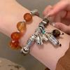 New Chinese Style National Style Woven Beaded Fringed Bracelet Niche Retro High-end Design Sense Popular Bracelet Collection Jewelry
