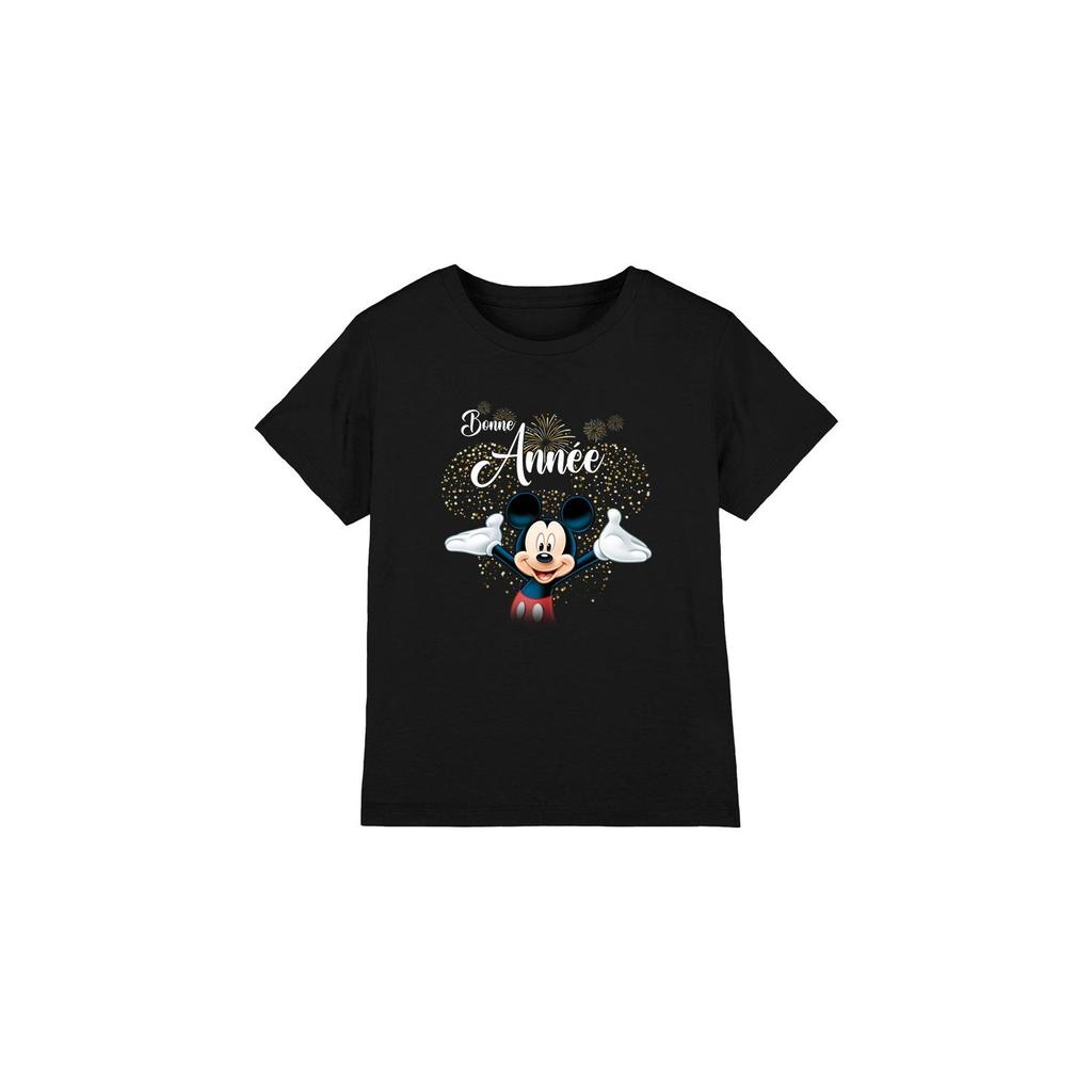 Disney Childrens/Kids French Mickey Mouse Fireworks New Year T-Shirt