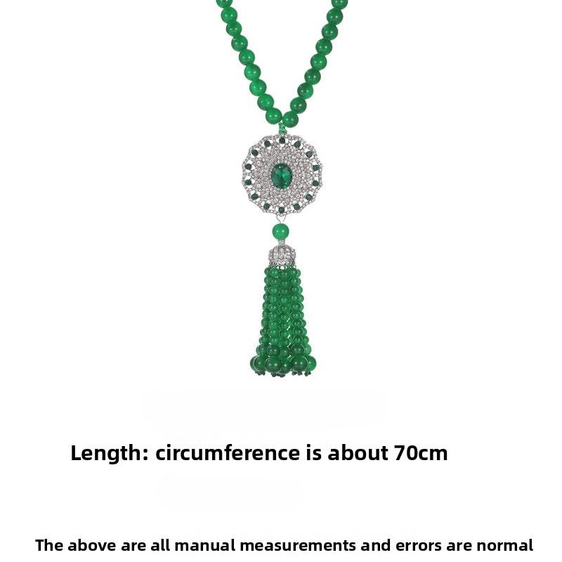 New Chinese high-end sweater chain autumn and winter versatile high-end necklace jewelry accessories clothes pendants, pendants