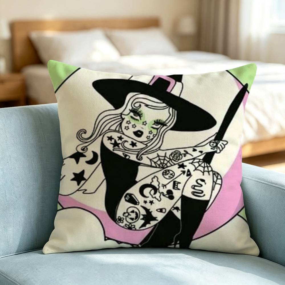 Art Valfre P-Prints-S Pillow Case Square Double-Sided Sofa Cushion Cover Bedroom Bedside Pillow Gift
