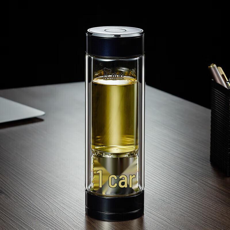 

Heenoor XN-7012 Magnetic Tea Infuser Double Wall Glass Cup