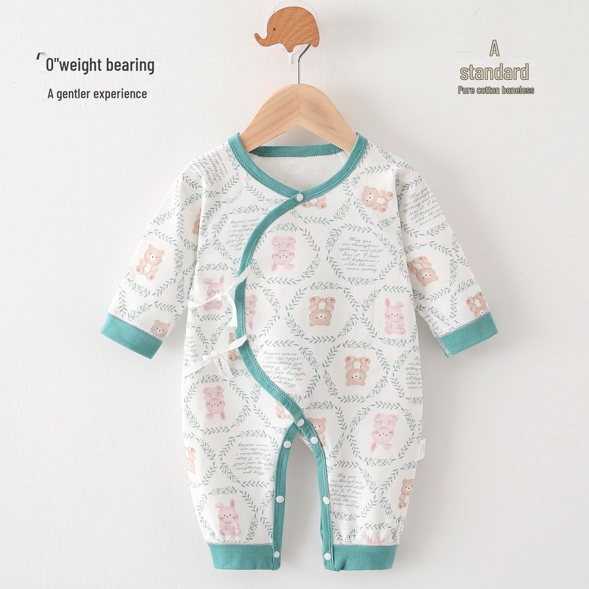 

Детский ромпер «Четыре сезона»: Одежда для сна из чистого хлопка, без косточек, для новорожденных мальчиков и девочек 66 cm