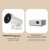 Full 1080P Wireless Projector Featuring 240 Degree Rotatable Lens and Auto Keystones Correction for Home Entertainment US 110V Compatibility