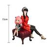 15CM Anime Figure Anya Alstreim Yor Forger Action Table Decoration Model Toy Gift For Children SPY FAMILY PVC Poseable Articulated Scale Detailed