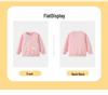 Unicorn Rainbow Print Girls' Round Neck Sweatshirt - Autumn/Winter Sportswear for 2-6 Years