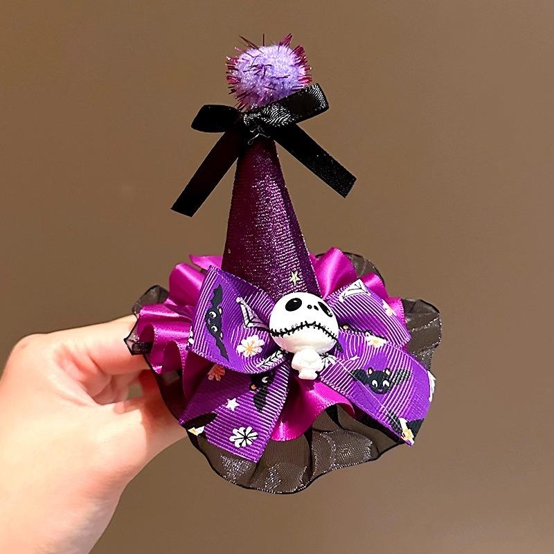 New Halloween hairpin Pumpkin ghost hairpin children adult funny holiday hairpin party headdress