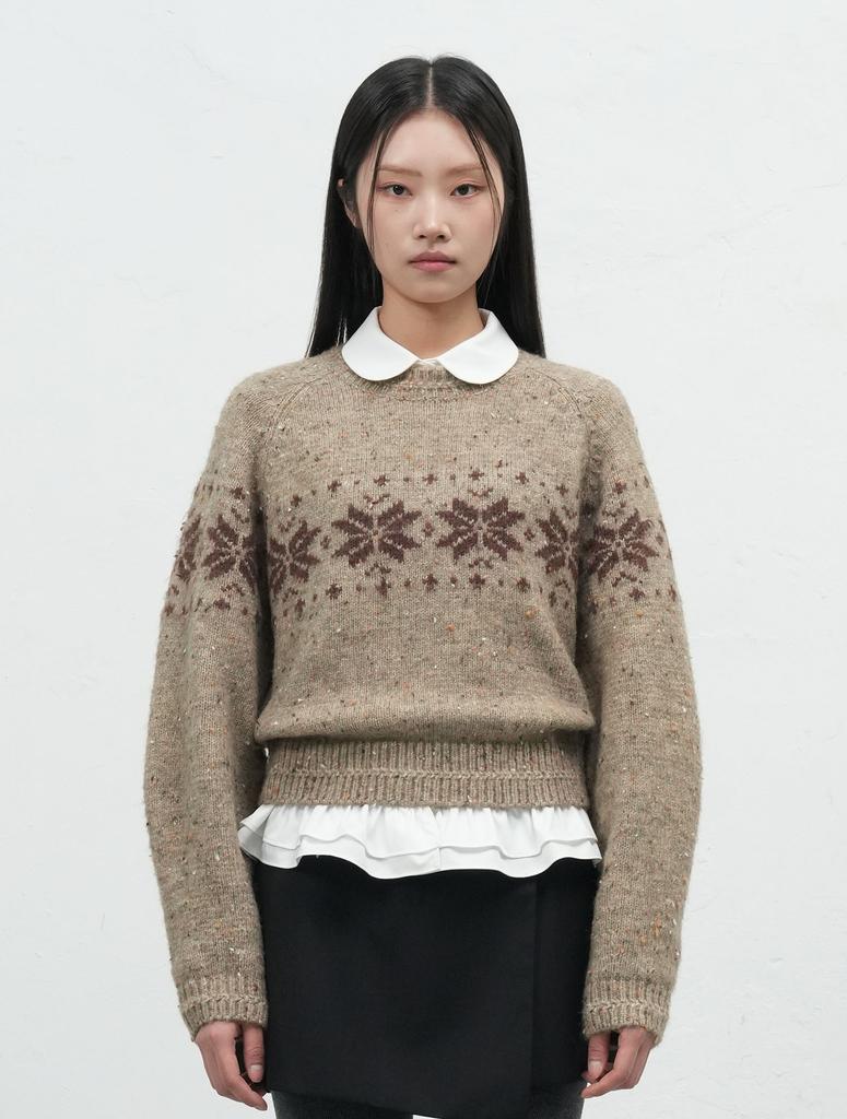 GENERALIDEA Dust Snow Knit Pullover [Beige] / Wbe4L05539