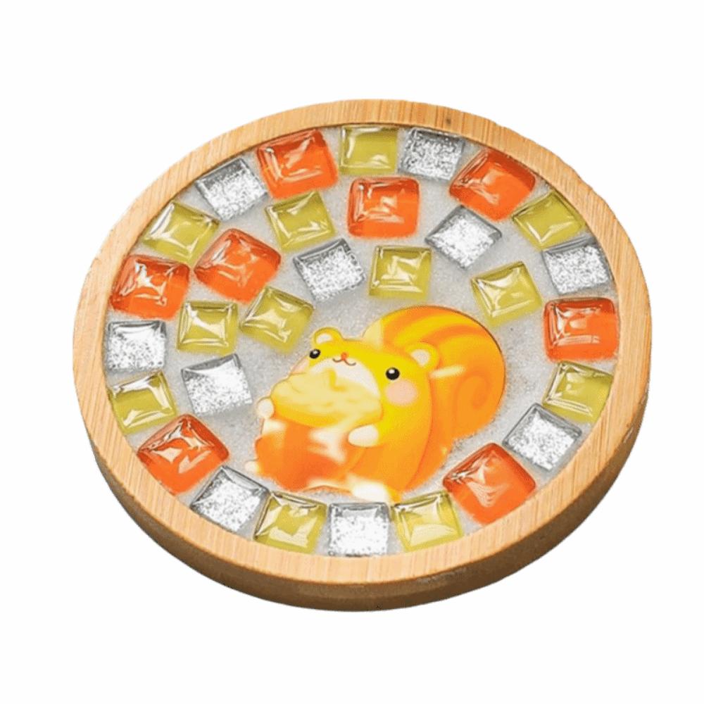 Intellectual Development DIY Mosaic Coaster Kit DIY Mosaic Cup Mat  Hands on And Brainstorming