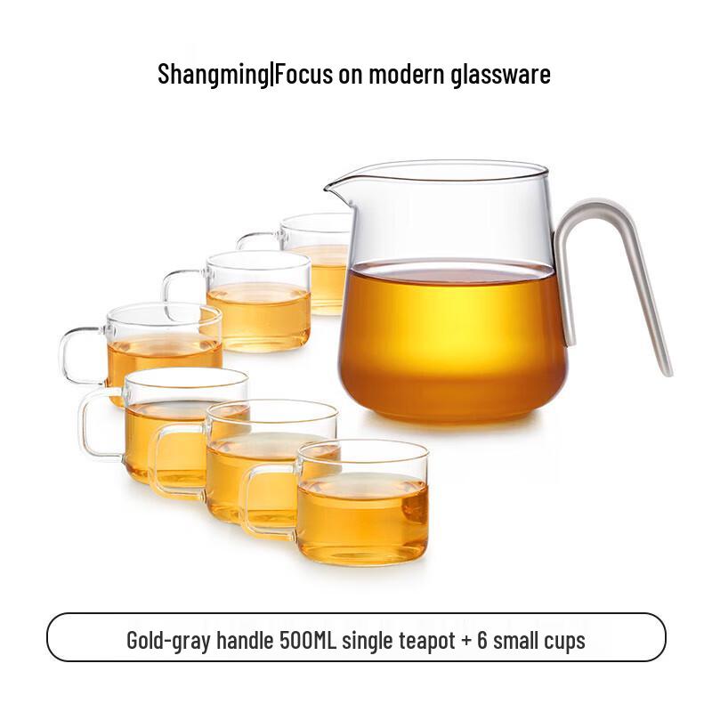 Shangming Heat-Resistant Glass Tea Dispenser Set