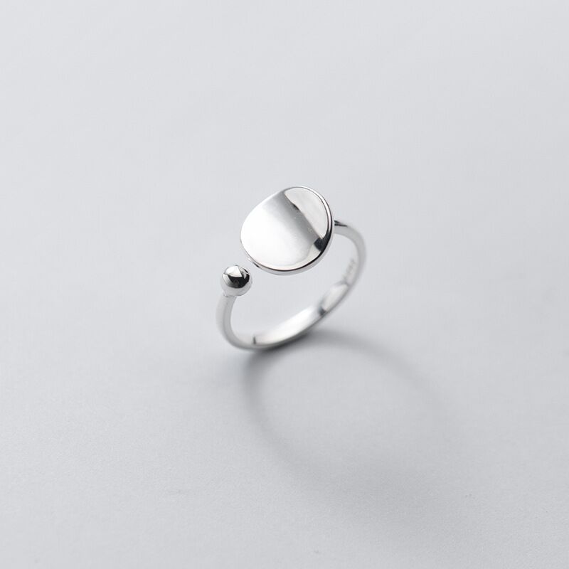 Ring Women's Simple Trend Star Electrocardiogram Love Ring Fashion Irregular Temperament Ins Accessories