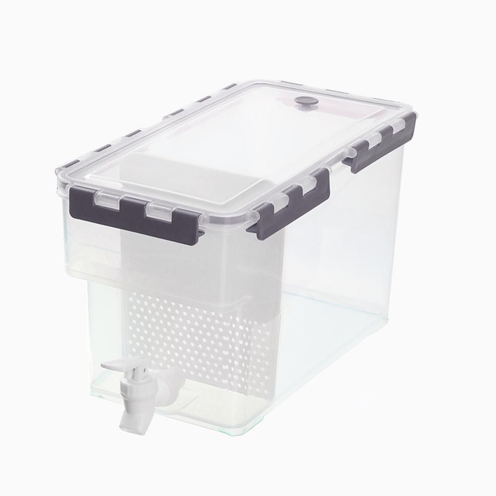 3.5/6L Cold Water Bucket Large Capacity Beverage Drink Kettle Leakproof Refrigerator Beverage Dispenser for Outdoor Picnic Party