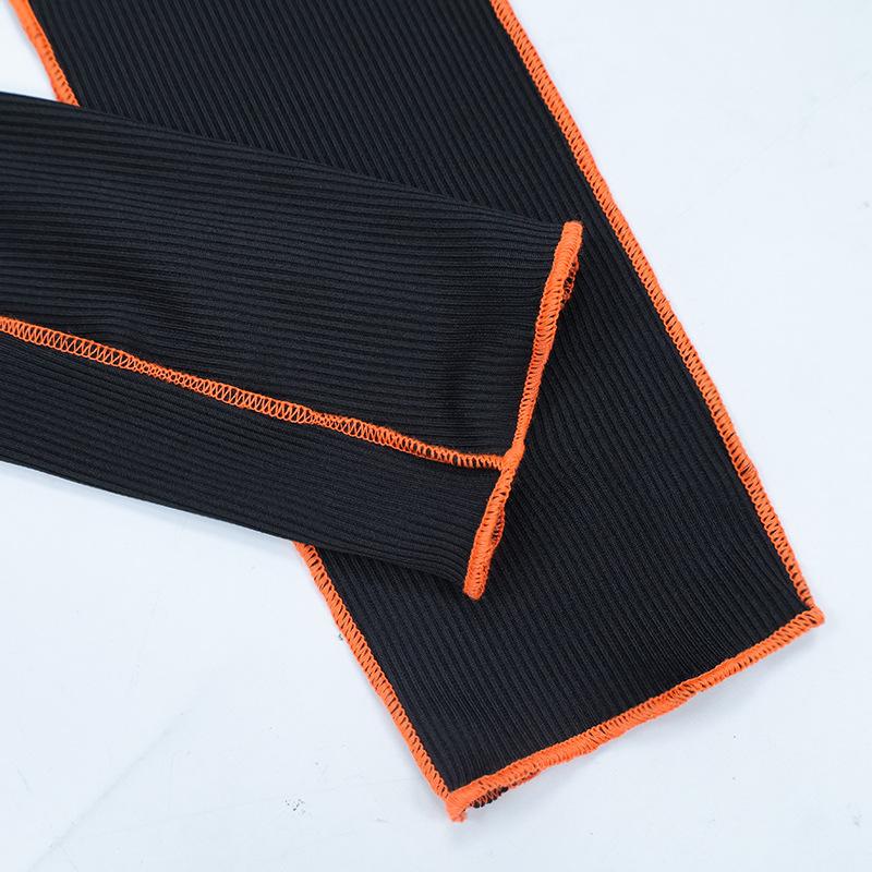 GMXIA Women's Fashion Spring Autumn Solid Color Print O-Neck Long Sleeve Casual Dresses