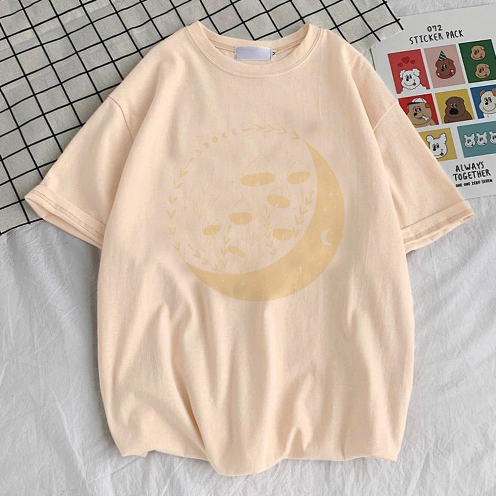 Goblincore tshirt girl korean clothes Digital Y2k 2000s harajuku  Trendy t-shirt Trendy 80s 2000s anime graphic University
