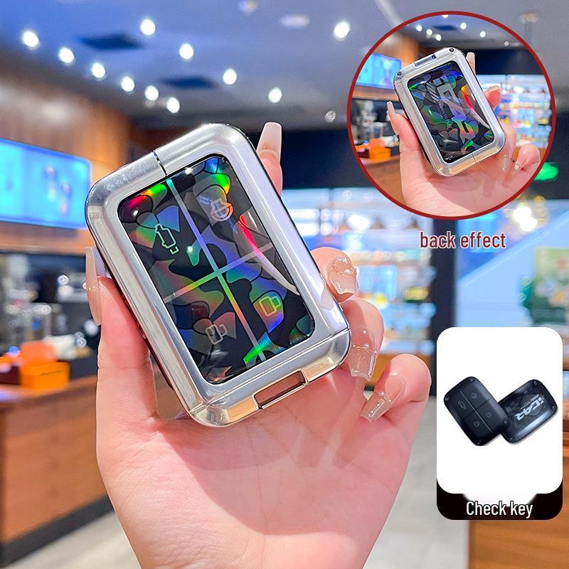 2025 Chery iCAR V23 Умный чехол для Bluetooth-ключа с полностью металлическим корпусом и пряжкой