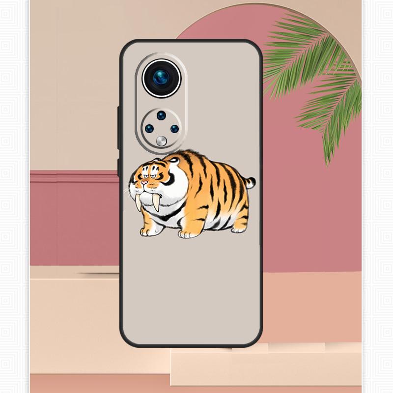 fat tiger Cartoon Funny Case For Honor Magic 8 Pro 7 6 5 Lite Honor 200 400 X9c X9b X9a X8b X8a X8c 50 70 90 Cover