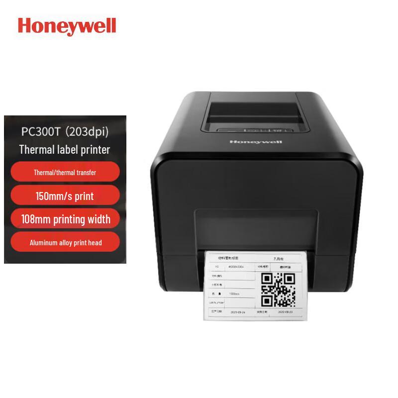 Honeywell PC300T USB Thermal/Thermal Transfer Label Printer CN plug (adapter included)