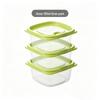 Beige Plastic Food Storage Containers