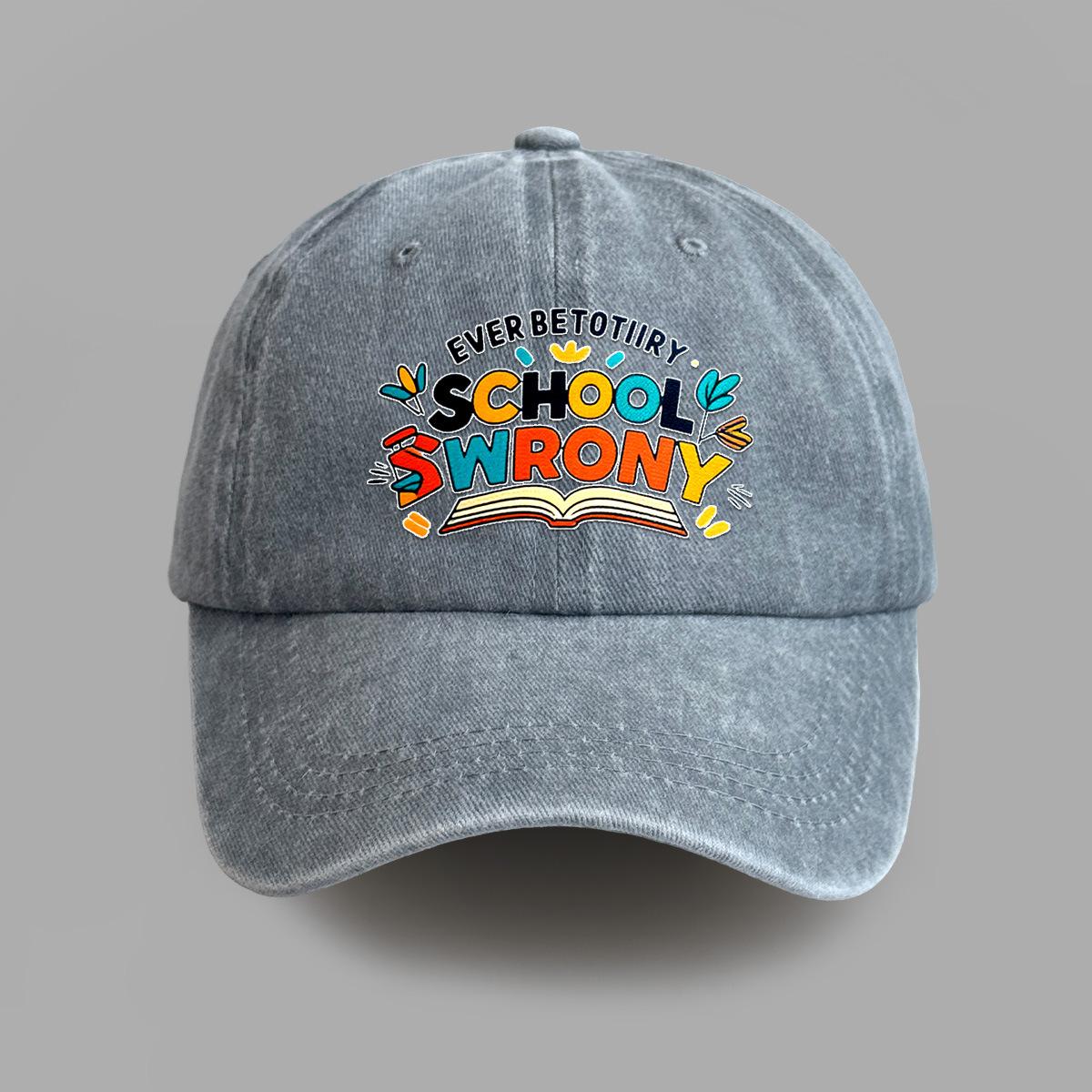 

New printed washed cotton retro soft top baseball cap men s and women s outdoor leisure sunshade trend cap Adjustable