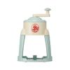 Doshisha Manual Shaved Ice Maker Compact Storage Ice Cup with Lid (M Size) with Brush Ice Green