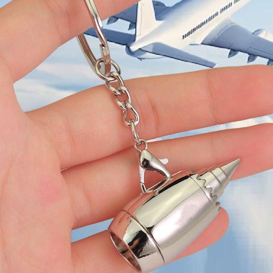Keychain Pendant Simulation Engine Styling Pendant Zinc Alloy Key Holder Backpack Car Key