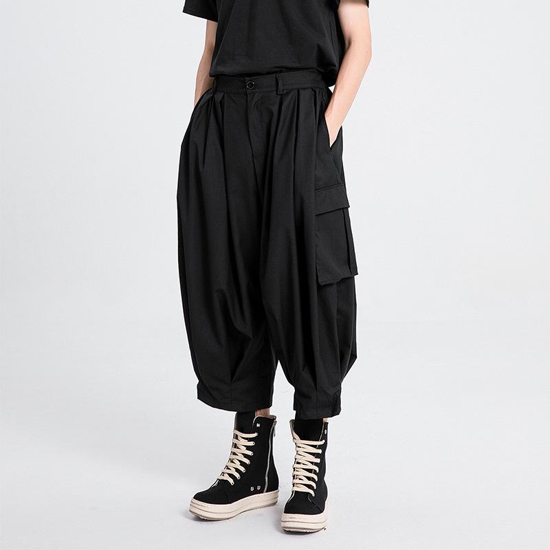 Men's Neutral Wide-Leg Casual Overalls - New Loose-Fit Straight Pants